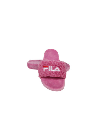 FILA Girls Faux Fur Slipper