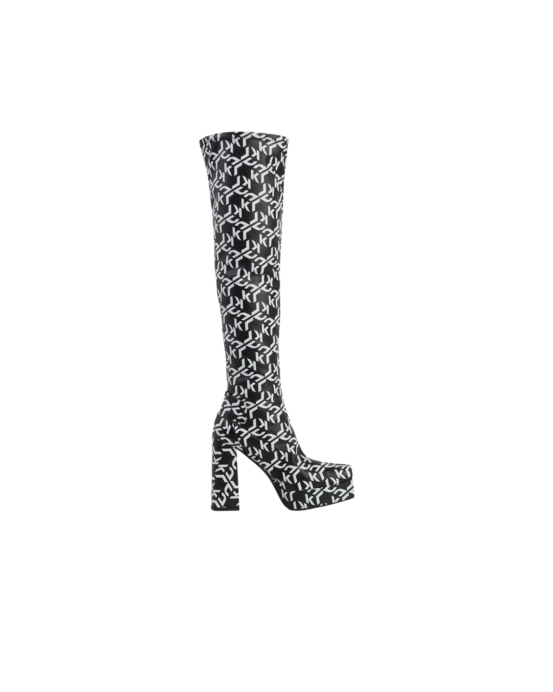 Women Allover Logo Print Boot