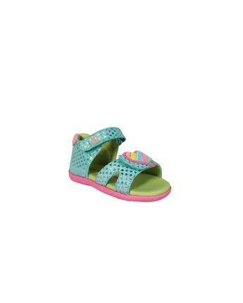 Girls Star Printed Sandals