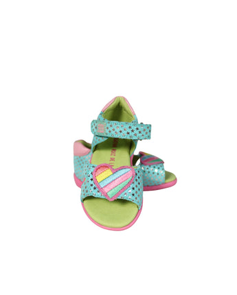 Girls Star Printed Sandals