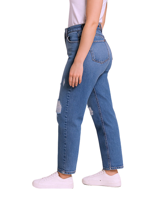 Women Ribbed Jeans