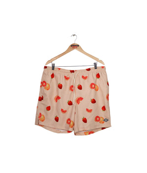 Men Fruits Printed Swim Short