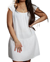 Women Ruffle Sleeveless Dress