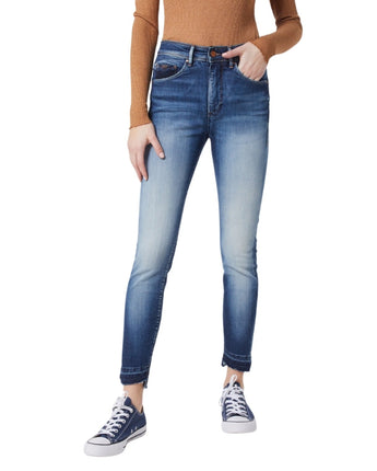 Women Cropped Skinny Jeans 