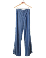 Women Side Open Button Pants