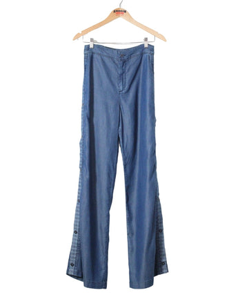 Women Side Open Button Pants