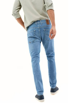 Men Slim Carrot Slender Pants Jeans