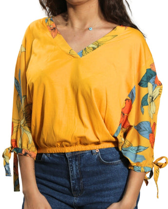 Women Floral Sleeve Blouse