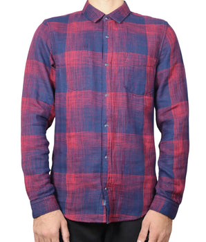 SALSA Men Plaid Shirt