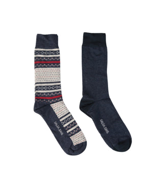 SALSA Unisex Graphic Socks 2 Pcs