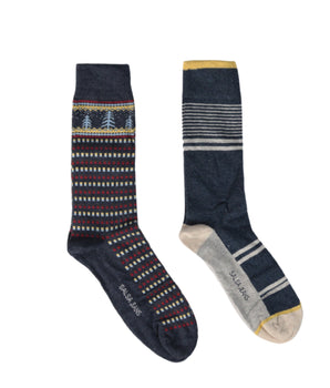 SALSA Unisex Graphic Socks 2 Pcs