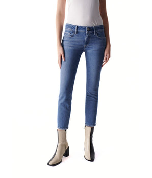 Women Push Cropped Jeans