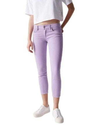 Women Cropped Slim Pants