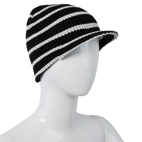 GRAVITI Girls Stripe Casual Hats