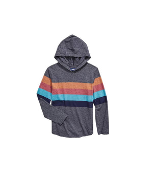 UNIVIBE Boys Colorblock Casual Hoodie