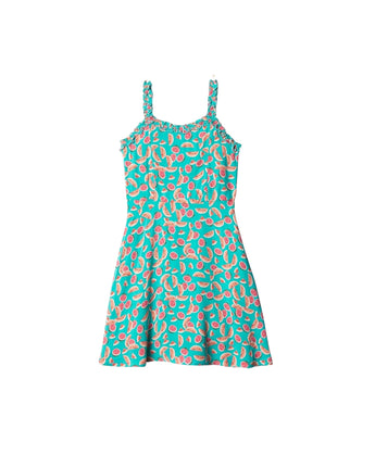 Girld Fruits Printed Dress