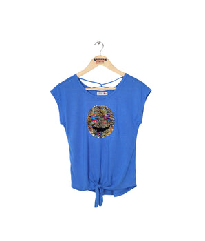 Girls Flip Sequin Top