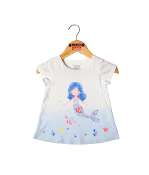 Baby Mermaid Graphic Printed T-Shirt