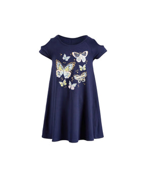 Baby Girls Butterfly Printed Dress