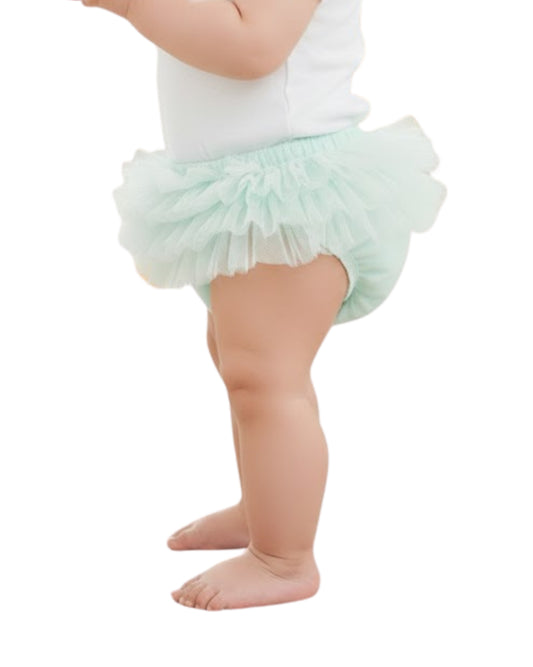 FIRST IMPRESSIONS Baby Ruffled Tulle Bloomers Pantie