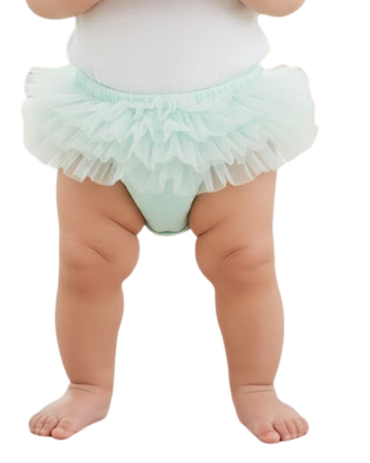 FIRST IMPRESSIONS Baby Ruffled Tulle Bloomers Pantie