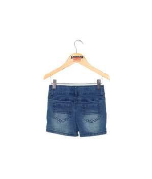 Girls Star Denim Short