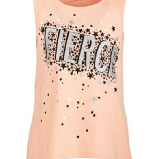 Little Girls Tank Top Graphic Stars