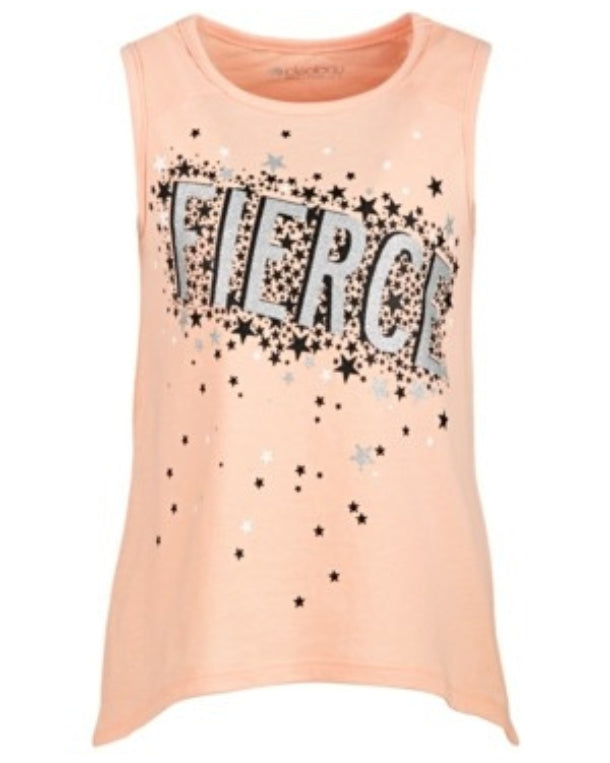 Little Girls Tank Top Graphic Stars