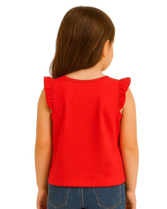 Girls Sleeveless T-Shirt