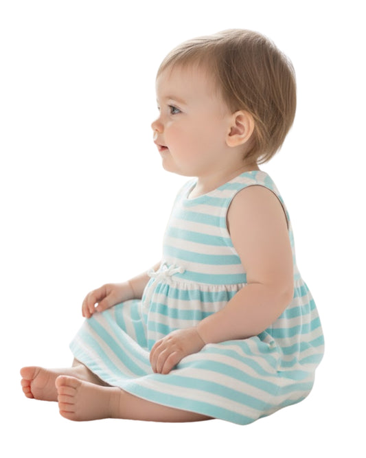 FIRST IMPRESSIONS Baby Girls Striped Dress