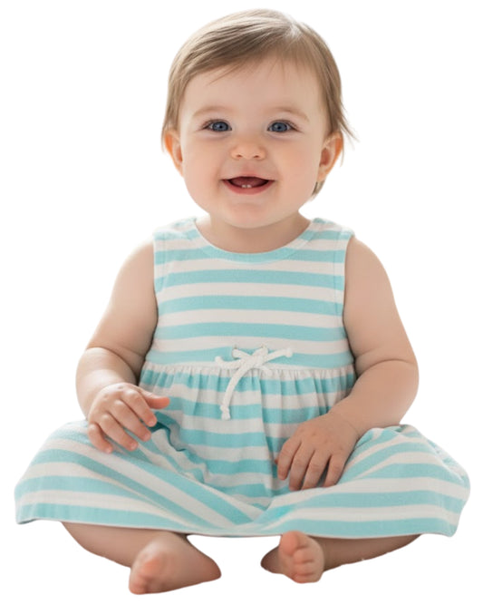 FIRST IMPRESSIONS Baby Girls Striped Dress