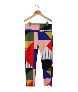 Girls Color Blocked High Rise Pants Suit