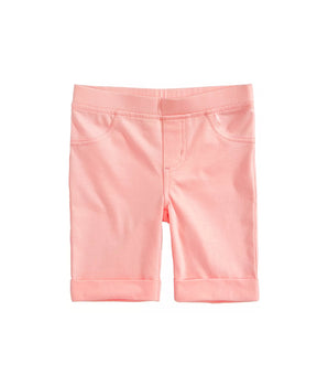 Girls Solid Bermuda Shorts