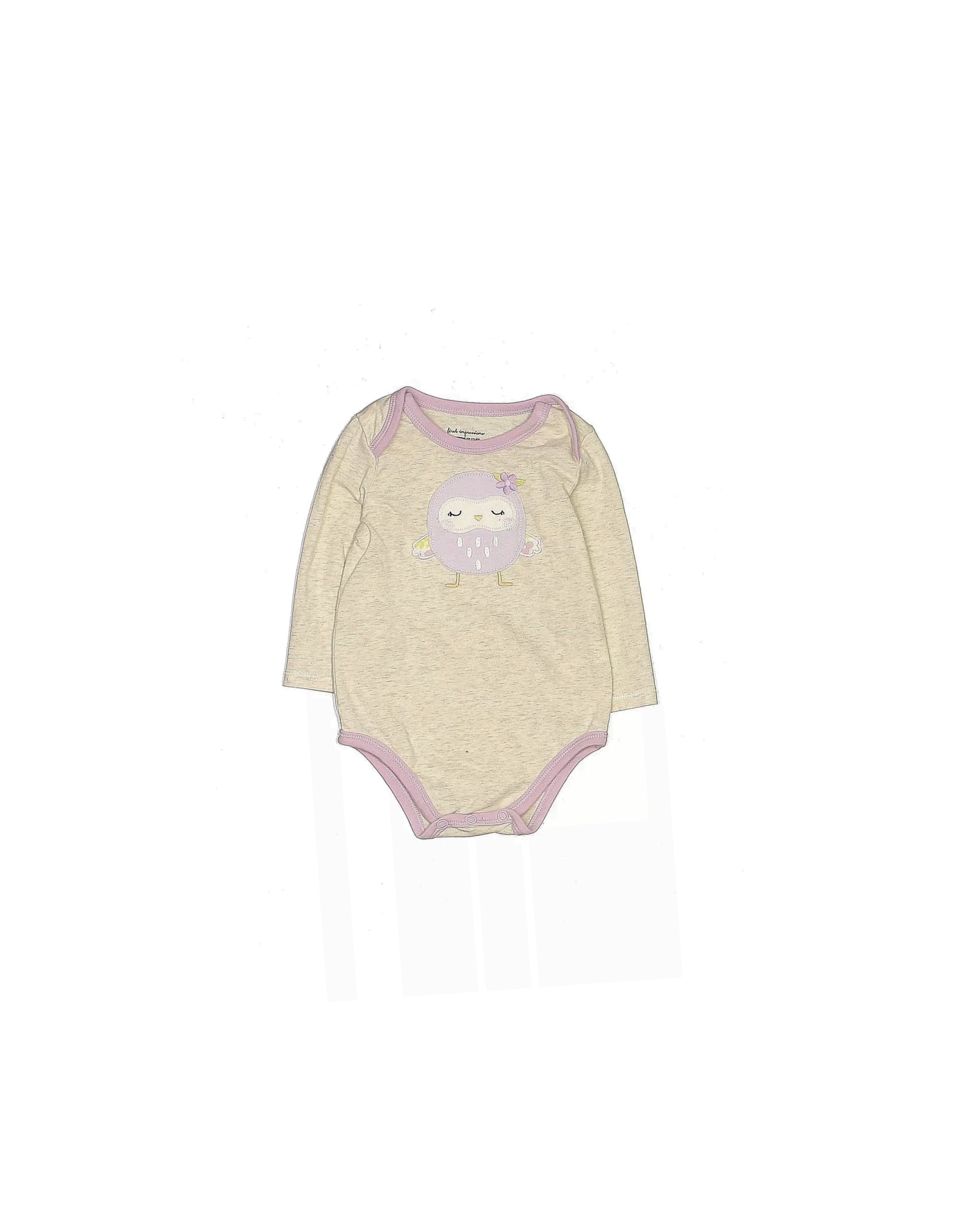 FIRST IMPRESSIONS Baby Girls Owl Graphics Jumpsuit