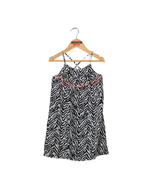 Girl Zebra Print Dress