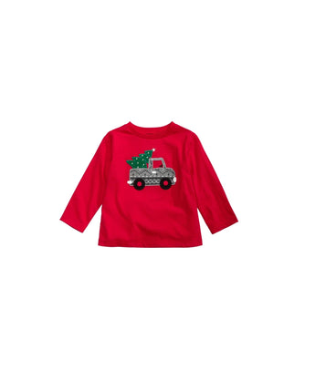 FIRST IMPRESSIONS Baby Boys Car Christmas T-Shirt