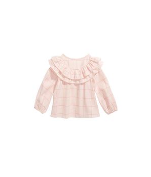 FIRST IMPRESSIONS Baby Girls Ruffle Trim Dress