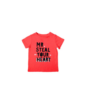 Baby Heart Print T-Shirt/unclear pic