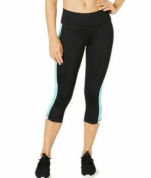 Women Colorblocked Capri Legging