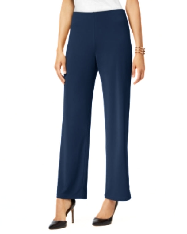  Womens Pocketed Textured Wide Leg Pants