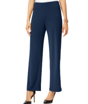  Womens Pocketed Textured Wide Leg Pants