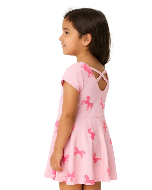 Girls All Over Printed Skater Dress