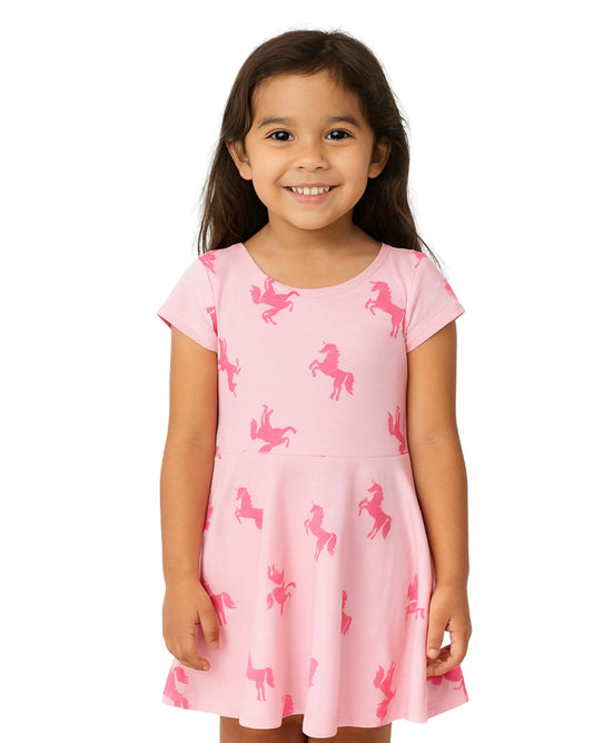 Girls All Over Printed Skater Dress