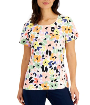 KAREN SCOTT Women Floral Top