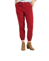 Women Cropped Cotton Utility Pants