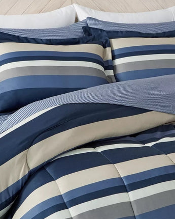 Solid Reversible 8 Pc Comforter Sets