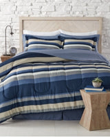 Solid Reversible 8 Pc Comforter Sets