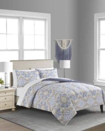 Reversible Medallion Full Queen Comforter Sets