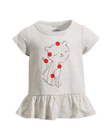 Baby Girls Cheetah Peplum T-Shirt