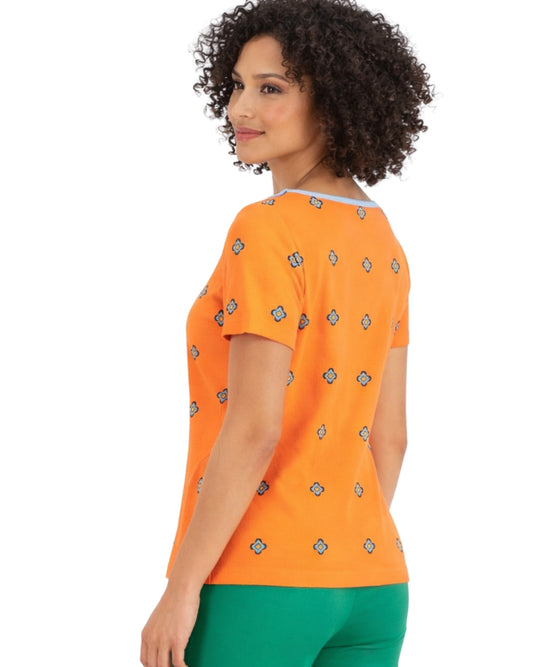 CHARTER CLUB Women Printed Top